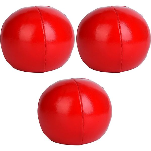 Set Di 3 Pezzi Di Palline Da Clown Giocoliere Inpoliuretanoper Principianti E Professionisti (Rosso)-image