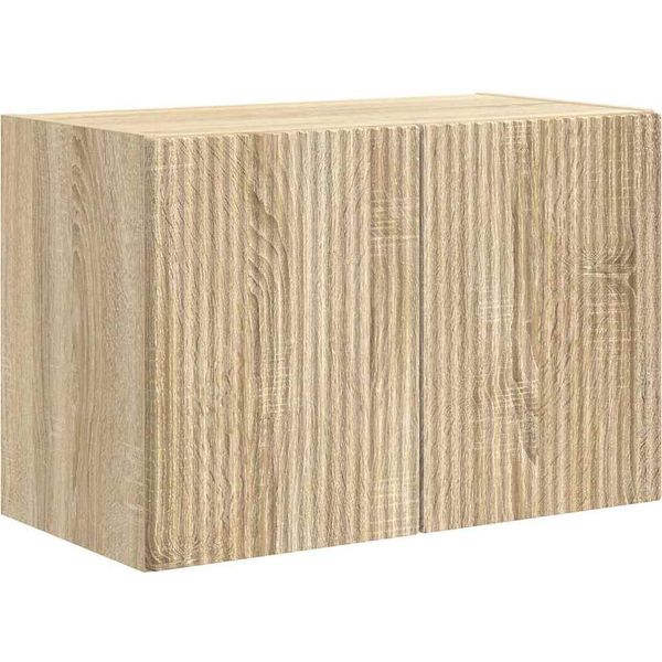 Syfax™ Mobile Tv Da Parete Rovere Sonoma 59,5 X 31 X 40 Cm-image