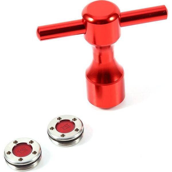 2 Pezzi Rosso Golf Putter Pesi Strumento Chiave Per Putter Scotty Cameron-image