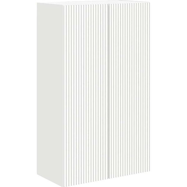 Vidaxl Mobile Tv A Parete Bianco 59,5 X 31 X 100 Cm Materiale A Base Di Legno-image