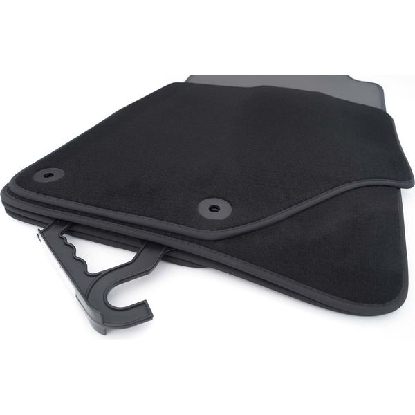 Tappetini Per Opel Grandland Ii Dal 2024 Tappetini Auto Premium Velours Qualità Originale Nero 4 Pezzi-image