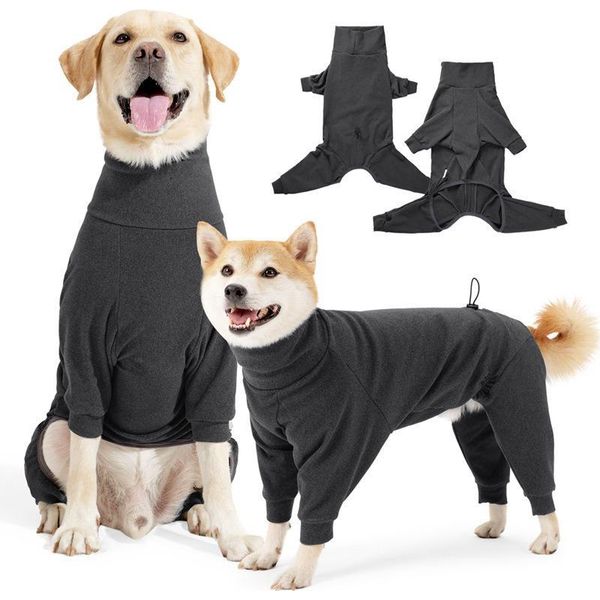 Inf Caldo Maglione A Collo Alto A Quattro Zampe Per Cani Medio-Grandi L-image