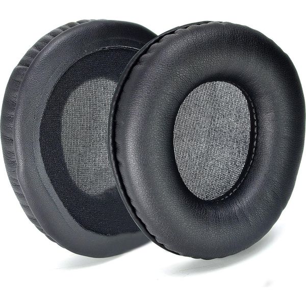 Inf 2 Cuscinetti Auricolari In Pelle Proteica Nera Per Jlab Studio Pro Wireless-image