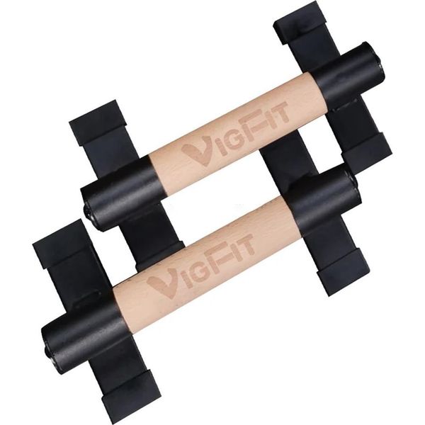 Coppia Parallela Di Maniglie Per Push-Up LG12 Barra Di Supporto Per Push-Up In Legno 26 Cm-image