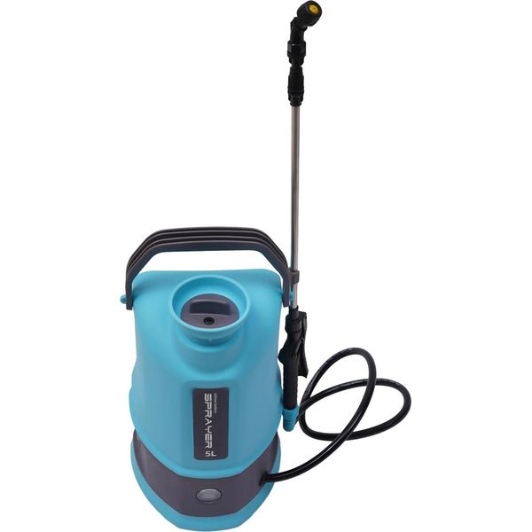 Irroratore A Batteria - Irroratore Da Giardino 5 L - 3 Ugelli - Portatile - Spina Ue - Blu-image