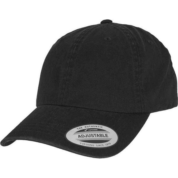 Flexfit - Cappello Da Baseball, Profilo Basso, Prelavaggio PC7916 (Taglia Unica) (Nero)-image