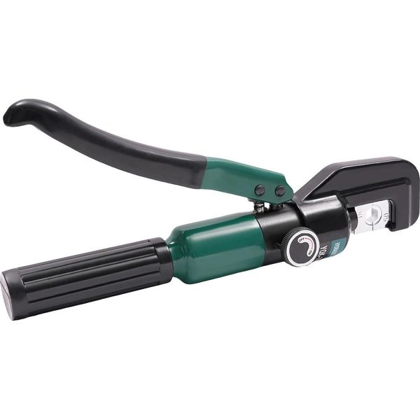 Pinza Idraulica Per Capicorda - YQK-70 - Manuale - Forza Di Crimpatura 60 Kn - 8 Coppie Di Matrici - Corsa 10 Mm - Cu 4-70 Mm² - Verde Oliva-image