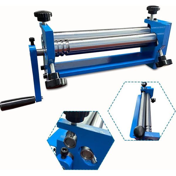 Curvatubi Sj 300 - Curvatrice Manuale Ad Anello A 3 Rulli - Per Tubi E Profili Metallici - Certificata Ce-image