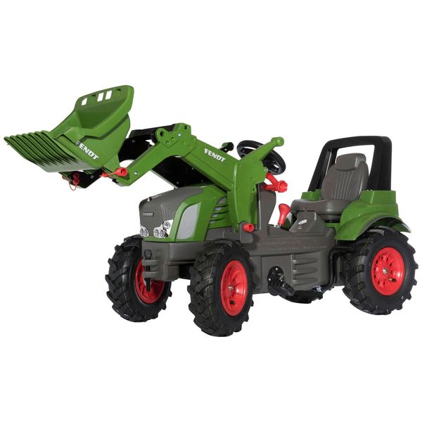 Trettraktor Rolly Toys "Rollyfarmtrac Fendt 939 Vario", GrüN, Tretfahrzeuge, Kinderb:52,5Cm H:77Cm T:146Cm, Kunststoff, Inkl. Rollytrac Lader, Luftbereifung Und Zweigangschaltung, B:52,5Cm H:77Cm T:146Cm-image