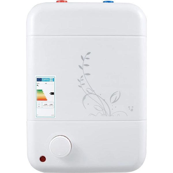 Bollitore Elettrico Per Acqua Calda - Bollitore Sottolavello - Bollitore Da 8 Litri - Potenza 1500 W - Riscaldamento Rapido - Design Compatto - Bianco-image