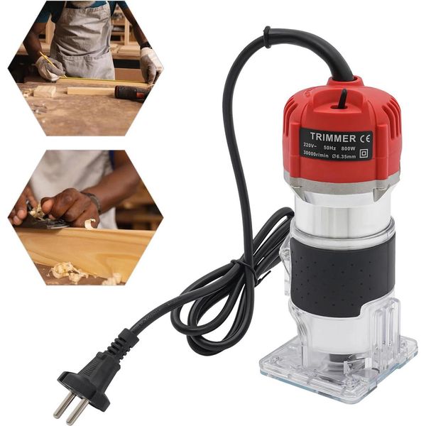 Fresatrice Elettrica - Pratica Fresa Per Bordi - Design Compatto - Alta Efficienza - Facile Da Usare - Per La Lavorazione Del Legno-image