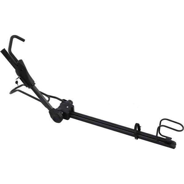 Portabici Per Auto - Montante Da Tetto - Regolabile Da 75 A 98 Cm - Universale - Per Portapacchi - Nero-image