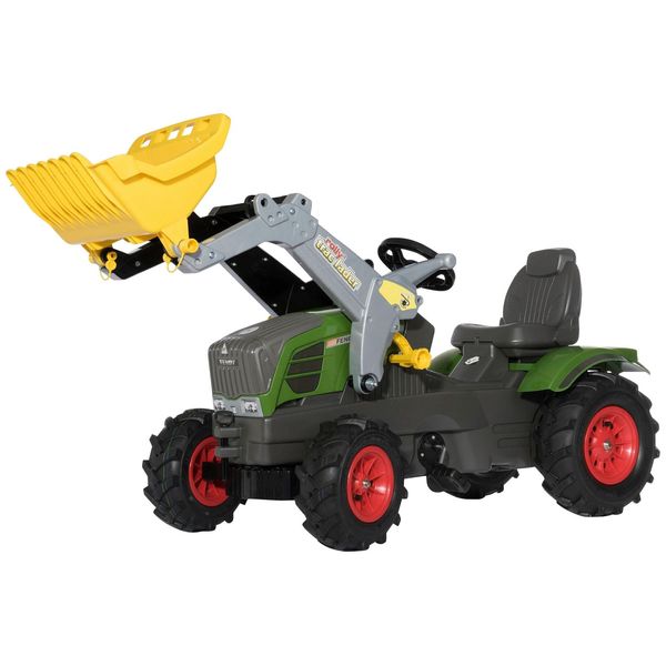 Tretfahrzeug Rolly Toys "Fendt 211 Vario", GrüN, Tretfahrzeuge, Kinderb:53Cm H:81Cm T:142Cm, Kunststoff, Kindertraktor Mit Lader Und Luftbereifung, B:53Cm H:81Cm T:142Cm-image