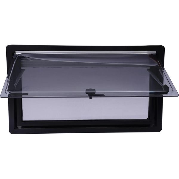 Finestre Per Camper E Caravan - Finestra Apribile Con Cerniere - Alluminio - 900 X 500 Mm - Grigio-image