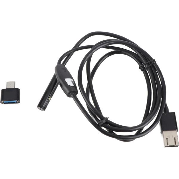 Telecamera Di Ispezione Usb - Endoscopio Industriale - 8 Mm, 1920×1080 Full Hd, Impermeabile IP67, Cavo Da 1 M, Per Riparazioni Auto E Saldature - Nero-image