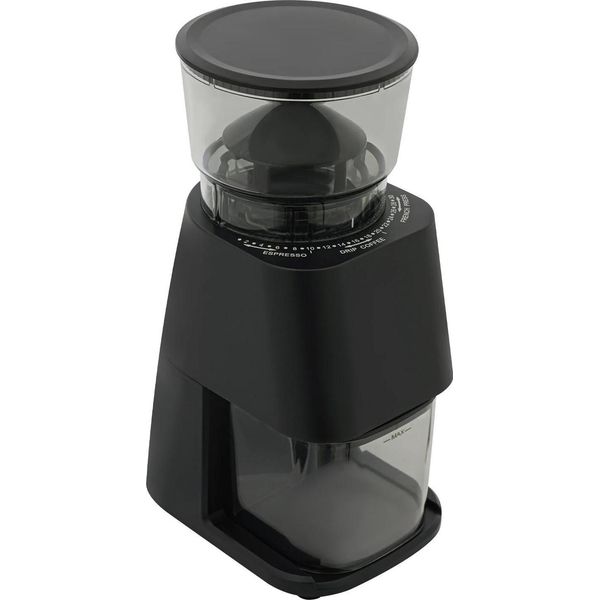 Macinacaffè - Elettrico 150 W - Macinatura Regolabile - Macinino A Cono - Nero-image
