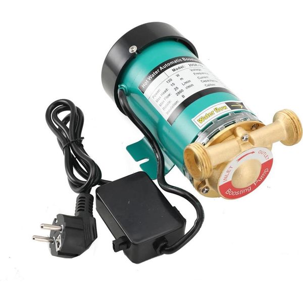 Pompa Di Rilancio Dell'acqua - Pompa Automatica Per Doccia E Circolazione - Uscita 2,54 Cm - 120 W-image