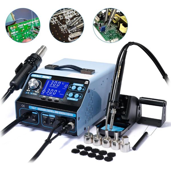 Stazione Di Saldatura Per Rilavorazione Bga - 992DA+ - Pistola Ad Aria Calda Smd - Saldatore - Riparazione Di Pcb/Schede-image