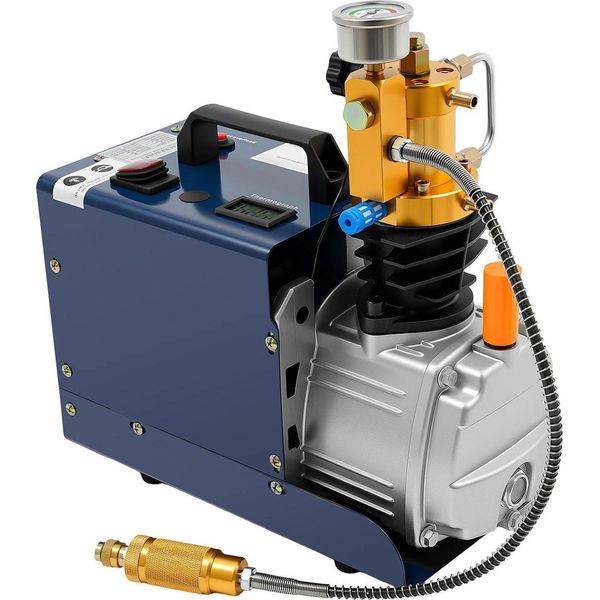Compressore D'aria Pcp - Pompa Ad Alta Pressione - 1800 W - 80 L - 2800 Giri/Min - Motore Con Avvolgimento In Rame - Elettrico - Blu-image