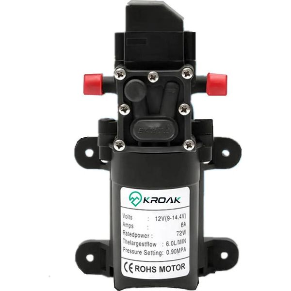Pompa Acqua - Pompa A Membrana - 4,5 V - Alta Pressione - Elettrica - Spina Ue - Attacco Diritto --image