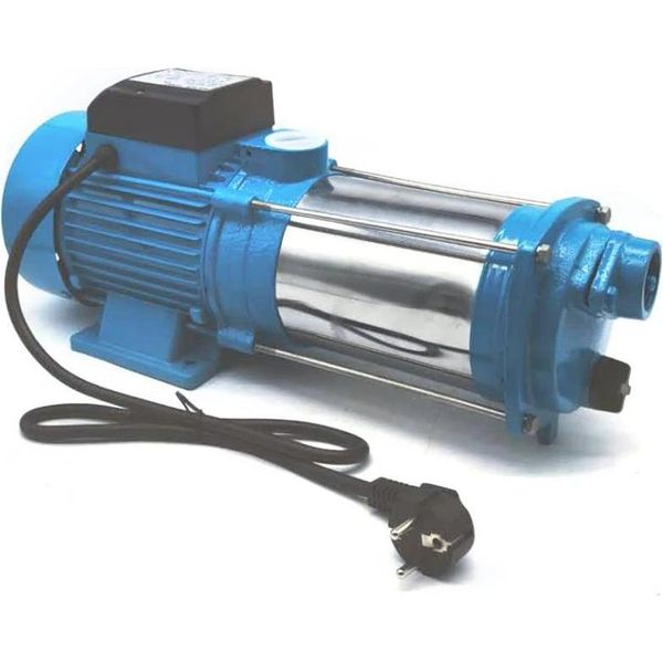 Pompa Per Acqua - Pompa Centrifuga Per Irrigazione - 2500 W - Alta Pressione - Prevalenza 110 M - Spina 220 V Eu - Acciaio Inox - 2850 Giri/Min-image