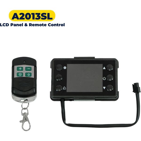 Termoventilatore Per Auto - A2013SL - Solo 12 V - Display Lcd - Telecomando - Bianco-image