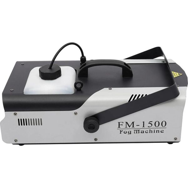 Macchina Della Nebbia/Macchina Del Fumo - Generatore Di Nebbia Da 1500W - Radiocomando E DMX512 - 9X3W Led Rgb - Raggio D'azione 2-3 M - 18000-25000 Cfm - A Pavimento/Sospeso-image