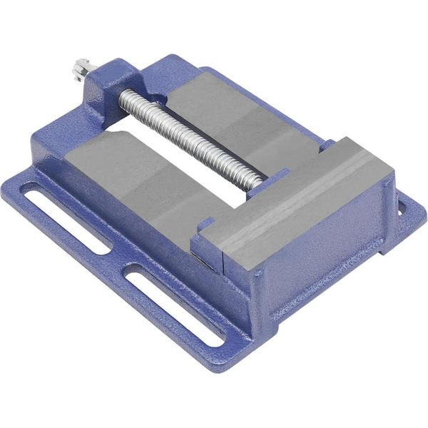 Morsa Da Banco Per Trapano, Morsa Da Banco Per Fresatrice E Foratrice, Blu-image