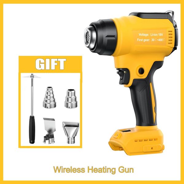 Pistola Termorestringente A Batteria, Compatibile Con Batteria Ricaricabile Dewalt 20V, Viola, Per Riparazioni Di Elettronica E Telefoni Cellulari, Saldature, Artigianato-image