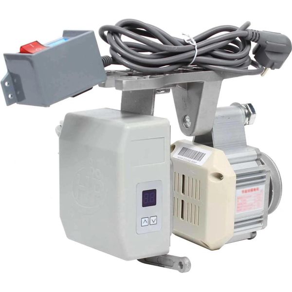 Motore Per Macchina Da Cucire Industriale, Servomotore Brushless, 550W, 4500 Giri/Min, Grigio Chiaro, Taglia M, A Risparmio Energetico-image