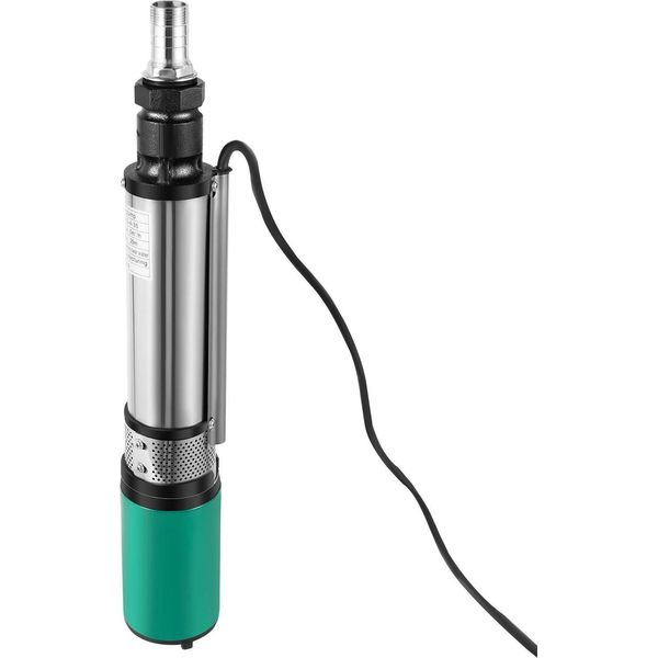 Pompa Per Pozzi Profondi, Pompa Sommergibile A Vite Cc, 24 V 320 W, Alta Prevalenza, Spina Ue Per L'irrigazione Di Giardini E Aree Agricole-image