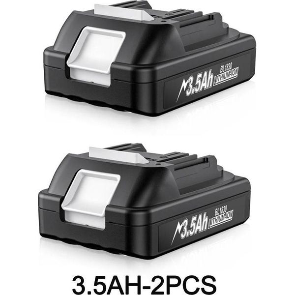 Batteria Ricaricabile 18V Compatibile Makita, Batteria Di Ricambio 18650 Li-Ion, Grigia, Adatta Per BL1830 BL1860 BL1890 LXT400-image