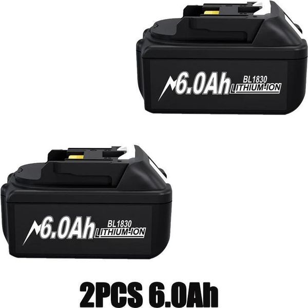 Batteria Di Ricambio Per Makita, 18V 6.0Ah, Viola, Compatibile Con Gli Elettroutensili BL1830/BL1840/BL1840B/BL1850/BL1850B/BL1890-image