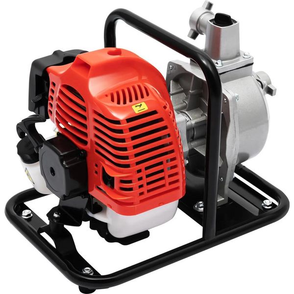 Pompa Per Acqua A Benzina, Pompa Per Acque Reflue A 2 Tempi, Portatile, Prevalenza Di 20 M, Prevalenza Di Aspirazione Di 8 M, Motore Potente-image
