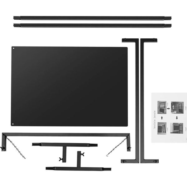 Supporto Per Cartello In Metallo Nero, Arco Per Cartello Di Benvenuto S, 100×75 Cm Per Matrimonio, Feste E Decorazioni Fai Da Te-image