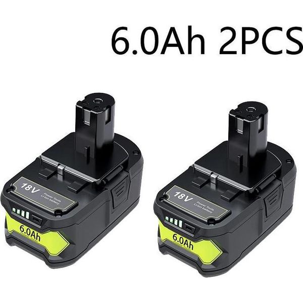 Per Ryobi 18V One+, Adattatore Per Batteria Li-Ion 6A, Compatibile Con P107 RB18L50 RB18L20 P108, Colore Oro-image