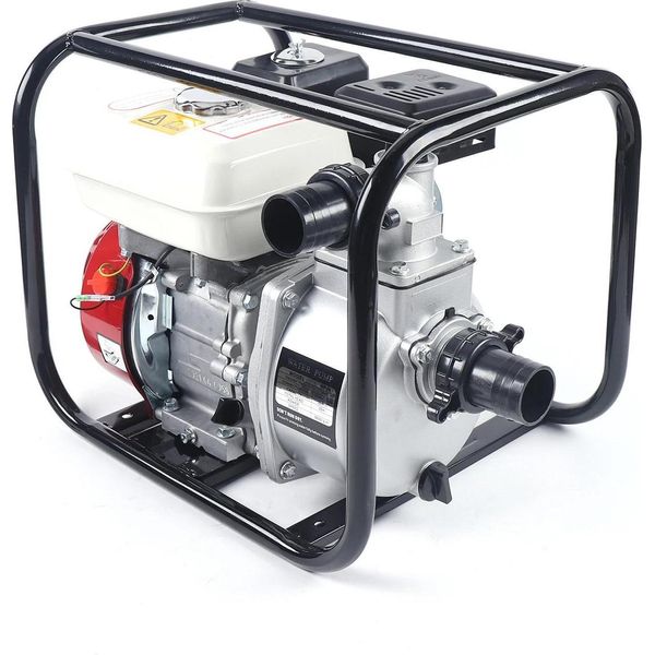 Pompa Acqua A Benzina, 4 Tempi 210 Cc 6,5 Cv, Pompa Di Trasferimento/Irrigazione, Tappo Cn-image