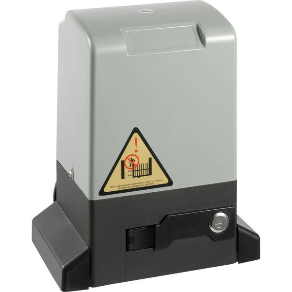 Operatore Per Cancelli Scorrevoli - Elettrico Automatico - 370 W - Fino A 600 Kg - 6X Cremagliere - Telecomandi - Grigio Scuro-image