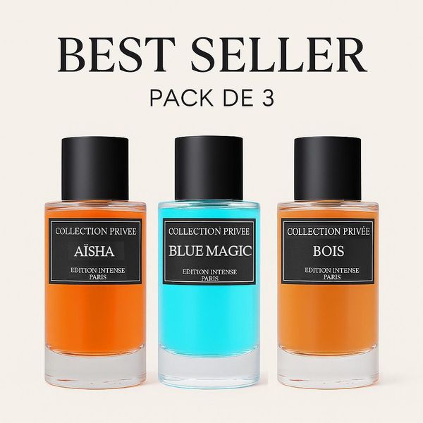Collection Prive Bois Intense 50Ml+Blue Magic 50Ml + Aisha 50Ml Eau De Parfum, Confezione Da 3 Pezzi -Aprizo-image