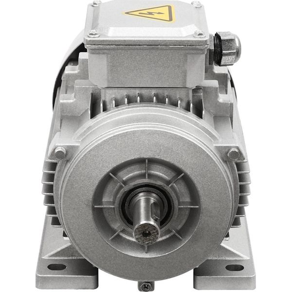 Motore Asincrono Trifase - Motore Elettrico MS90L-4 - Potenza 1,5 Kw - Tensione 380 V 50 Hz - Velocità 1405 Giri/Min - Albero 19 Mm - Avvolgimento In Rame Puro - Argento-image