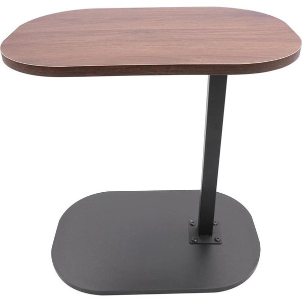 Tavolino A C, Tavolino Da Caffè, Regolabile In Altezza 45-80 Cm, Per Soggiorno/Studio/Camera Da Letto/Ufficio, Marrone-image