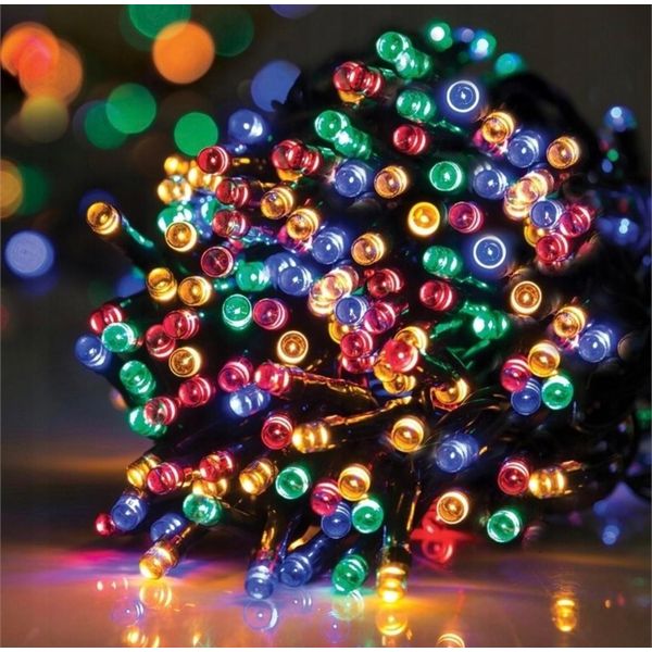 Luci Per Albero Di Natale Englass Per Esterni, 300 Led, Multicolore, Per Interni Ed Esterni-image