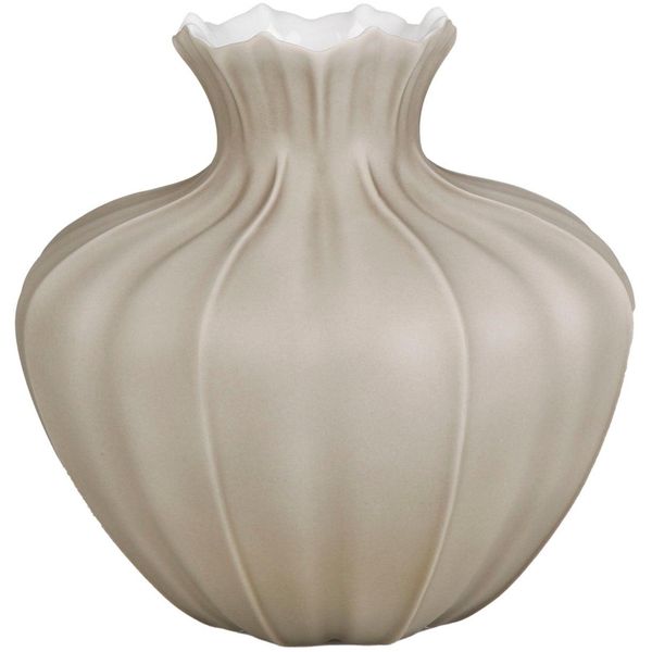 Tischvase Goebel "Vase Bahar", Beige (Grau), B:23Cm H:22Cm T:23Cm, Porzellan, Vasen-image