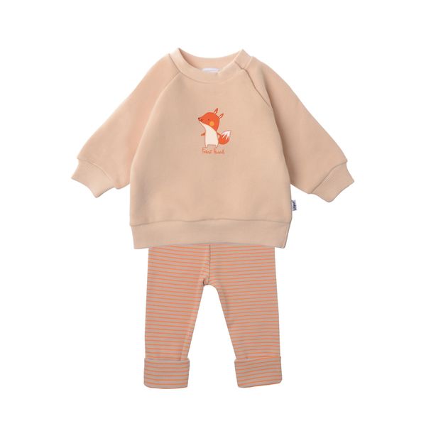 Sweatanzug Liliput "Fuchs", MäDchen, Gr. 86/92, Bunt (Mehrfarbig), 80% Baumwolle, 20% Polyester, Bedruckt, SportanzüGe, Bestehend Aus Leggings Und Sweatshirt-image