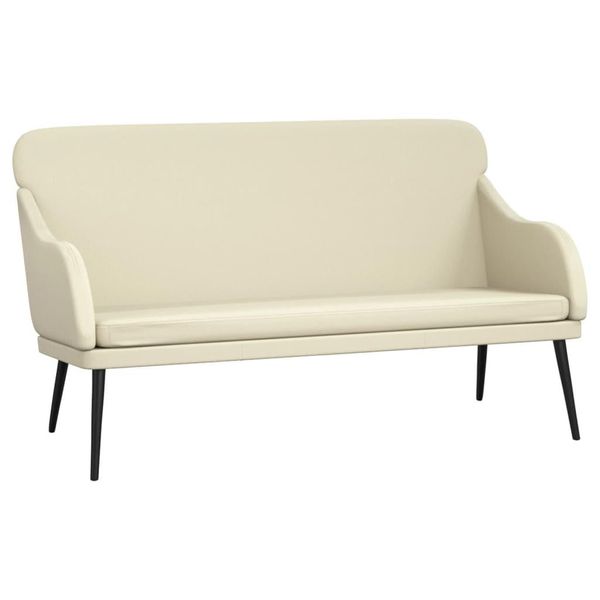 Syfax™ Panca Crema 110X76X80 Cm In Pelle Finta-image
