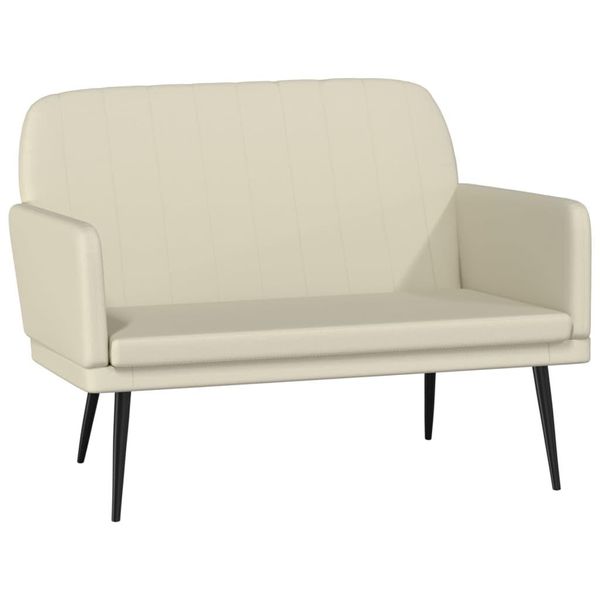 Syfax™ Panca Crema 107X80X81 Cm In Pelle Finta-image
