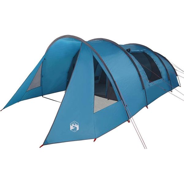 Vidaxl Tenda A Tunnel Con Tetto Blu E Grigio 778 X 356 X 210 Cm-image