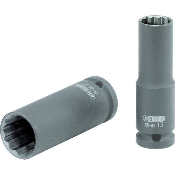 Ks Tools 1/2" Presa Elettrica A 12 Lati Lunga 28 Mm - 515.0974"-image