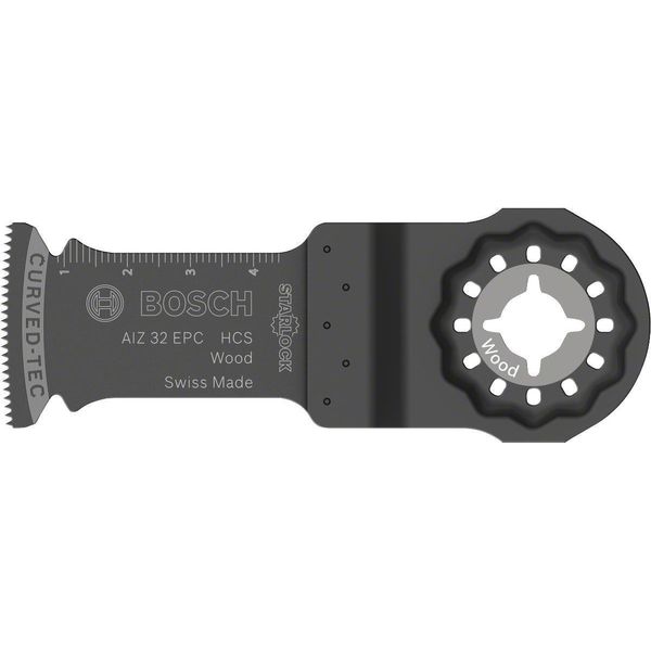 Bosch Starlock Aiz 32 Epc - Lama Per Taglio A Tuffo - Per Legno, Legno Tenero - 10 Pezzi - Larghezza: 32 Mm-image