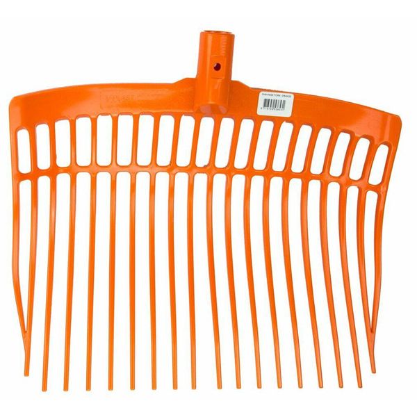 Forca Per Letame In Plastica Arancione Senza Manico-image